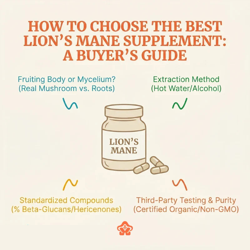 How to Choose the Best Lion's Mane Supplement: A Buyer's Guide