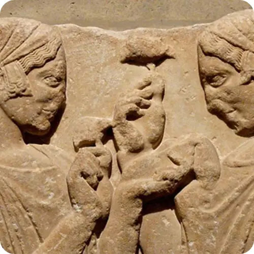 Egyptians using mushrooms