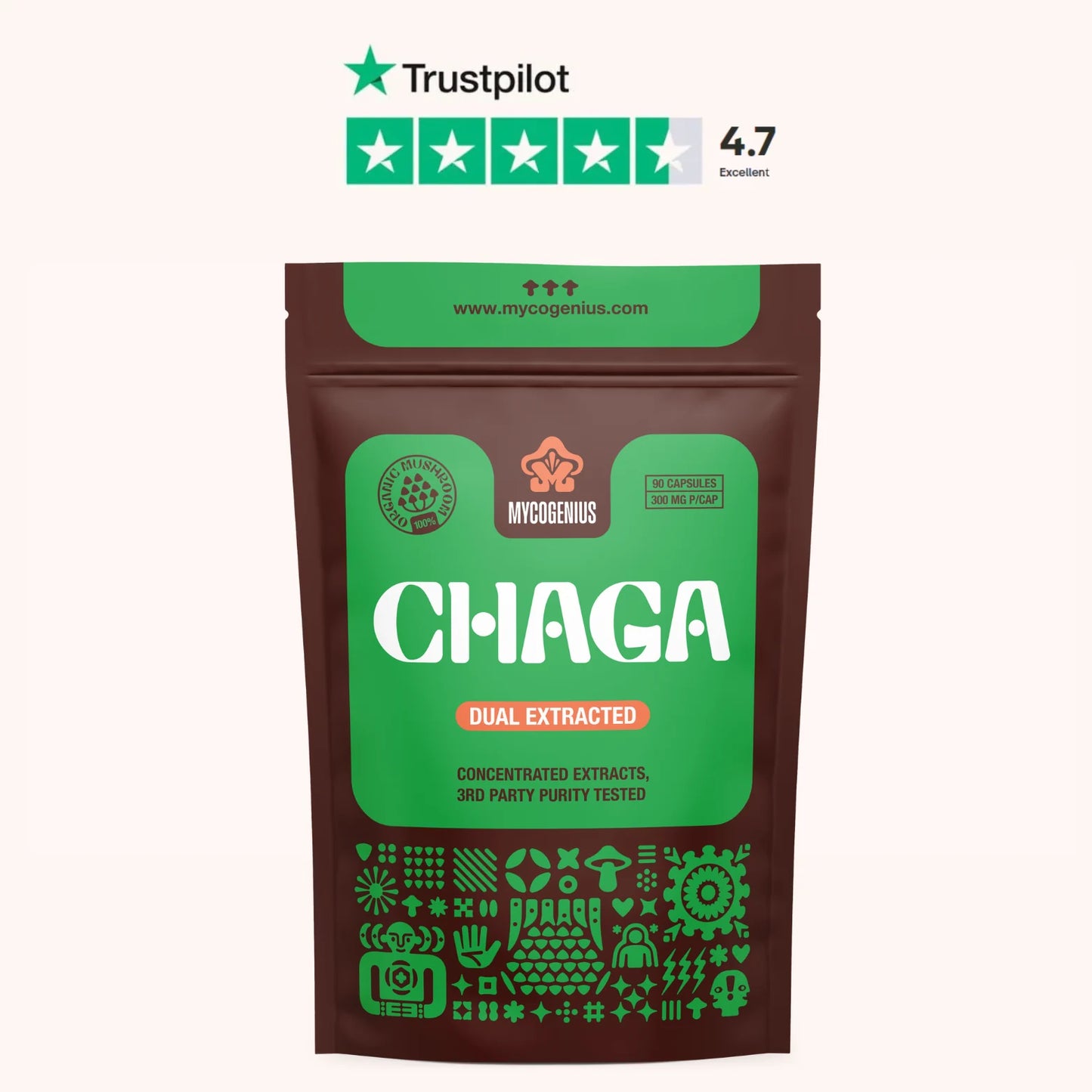 Organic Chaga Mushroom Supplement