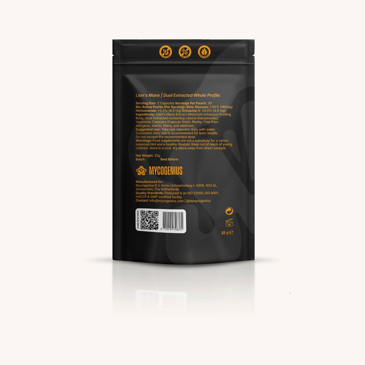 HeriCine™ Lion's Mane Extract Capsules