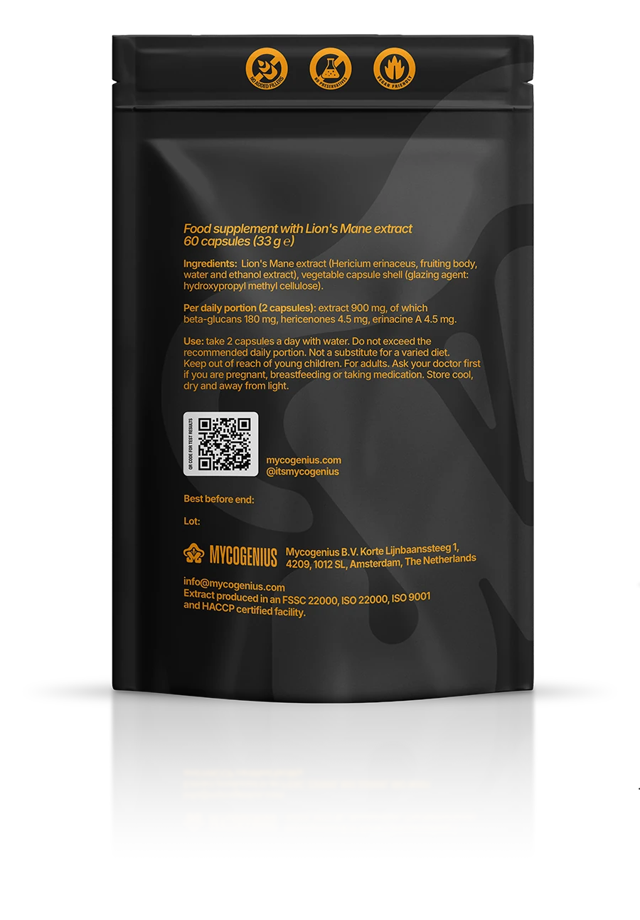 HeriCine™ Lion's Mane Extract Capsules
