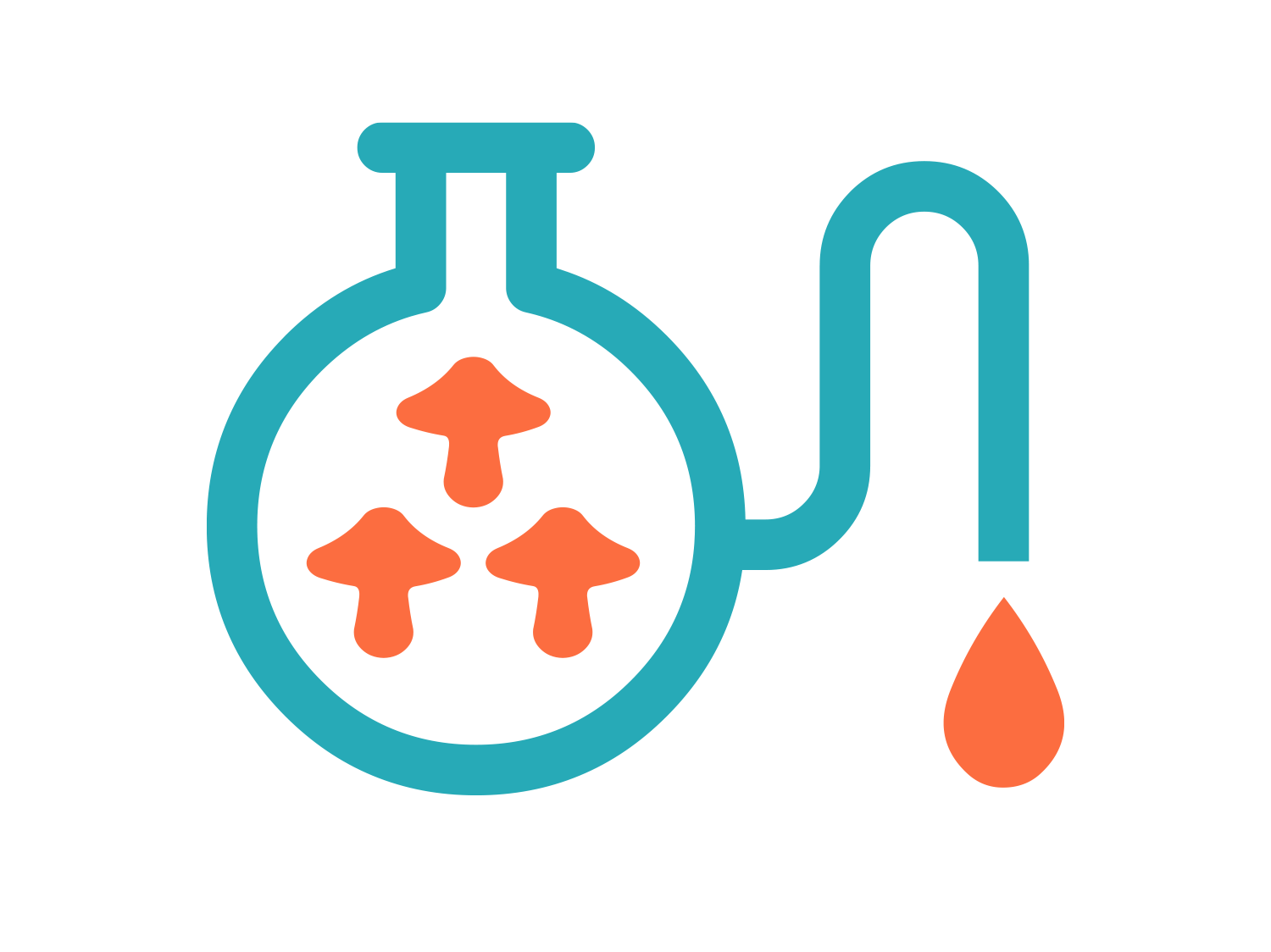 extraction symbol
