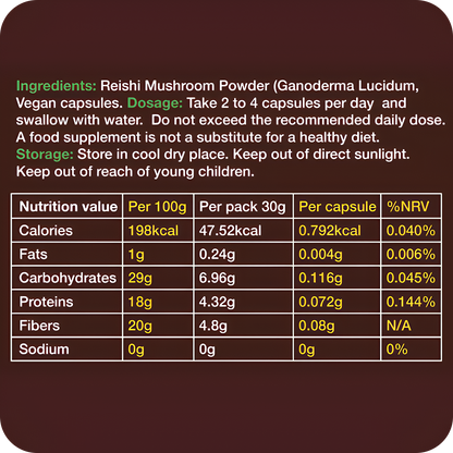 Organic Reishi Capsules